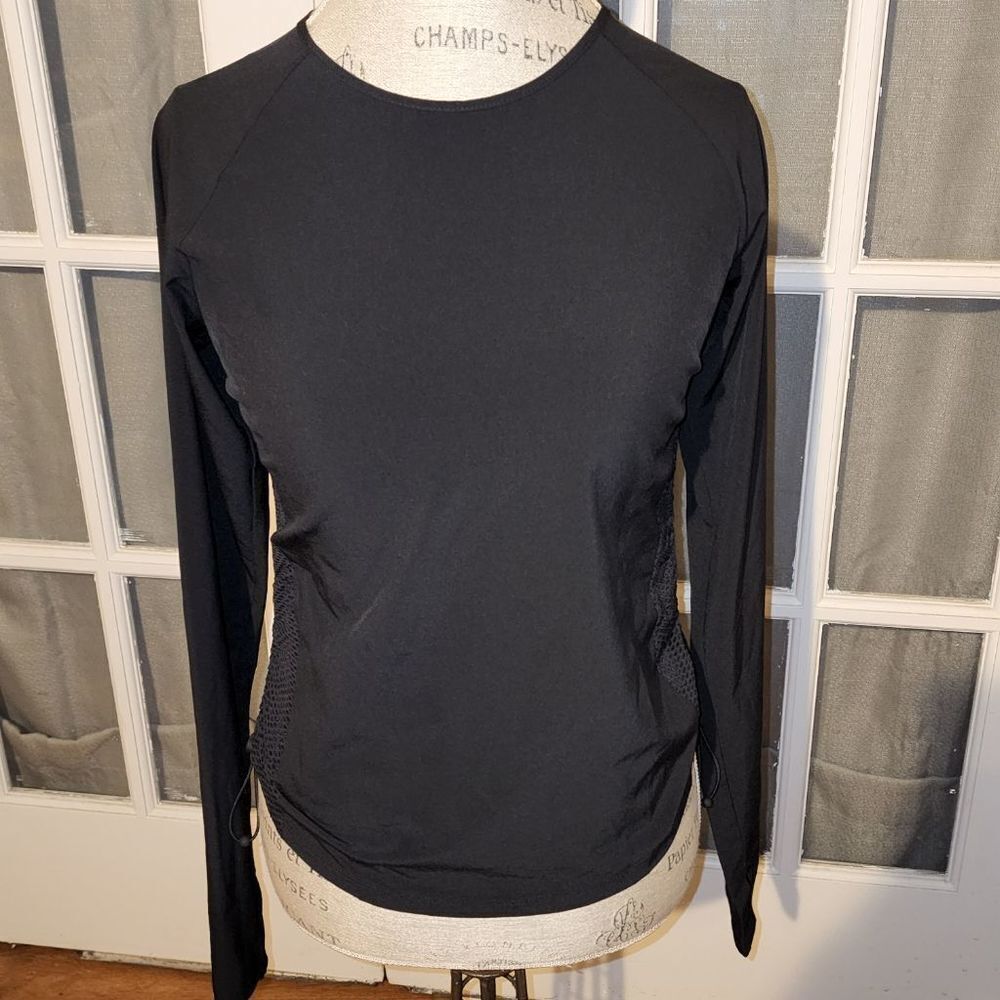 Athleta Womens Black Long Sleeve Yosemite Top XS